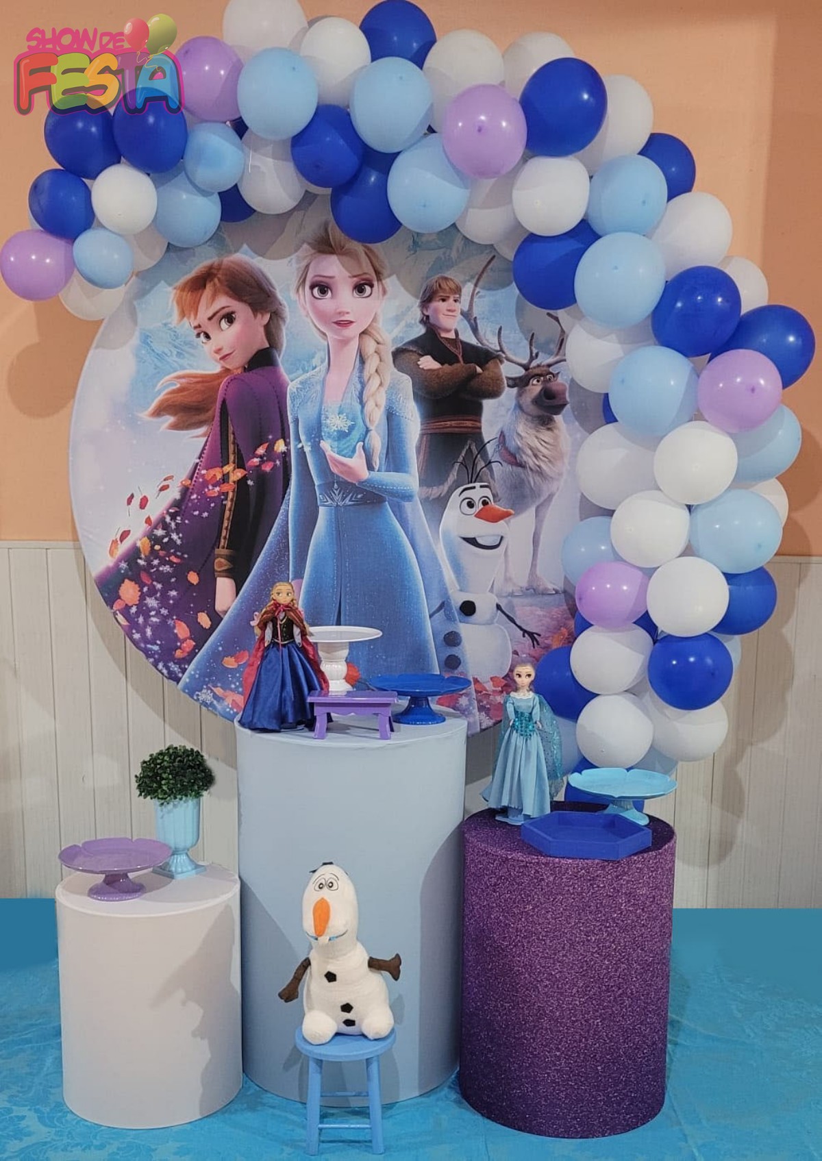 Frozen 1 - Locação Mini table - Show de Festa