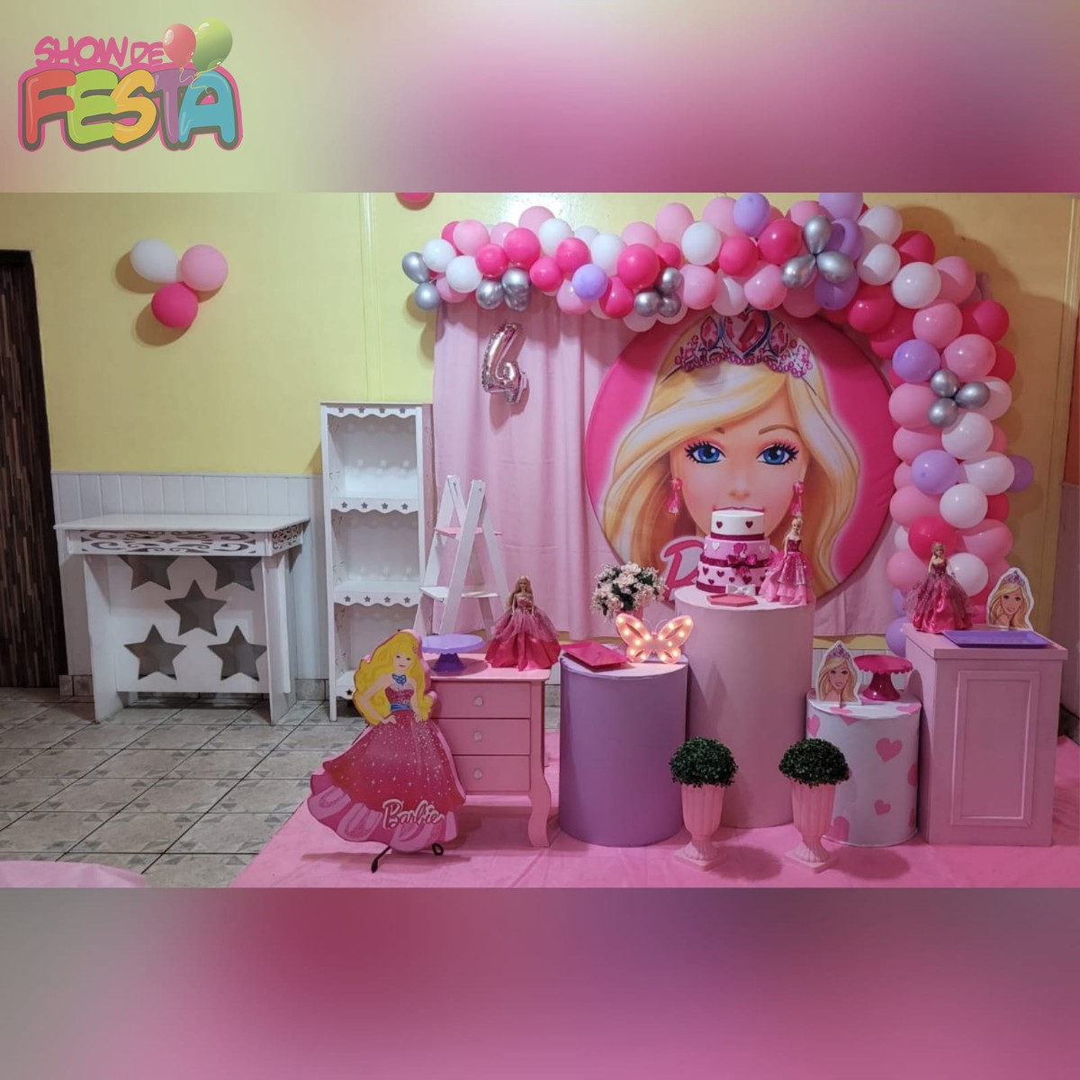Decoração de Festa Barbie Locação