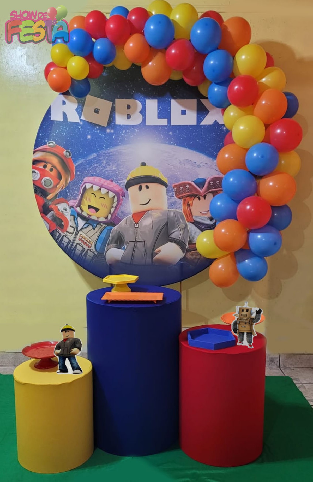 Decoração de Festa Roblox ( Locação Sp )