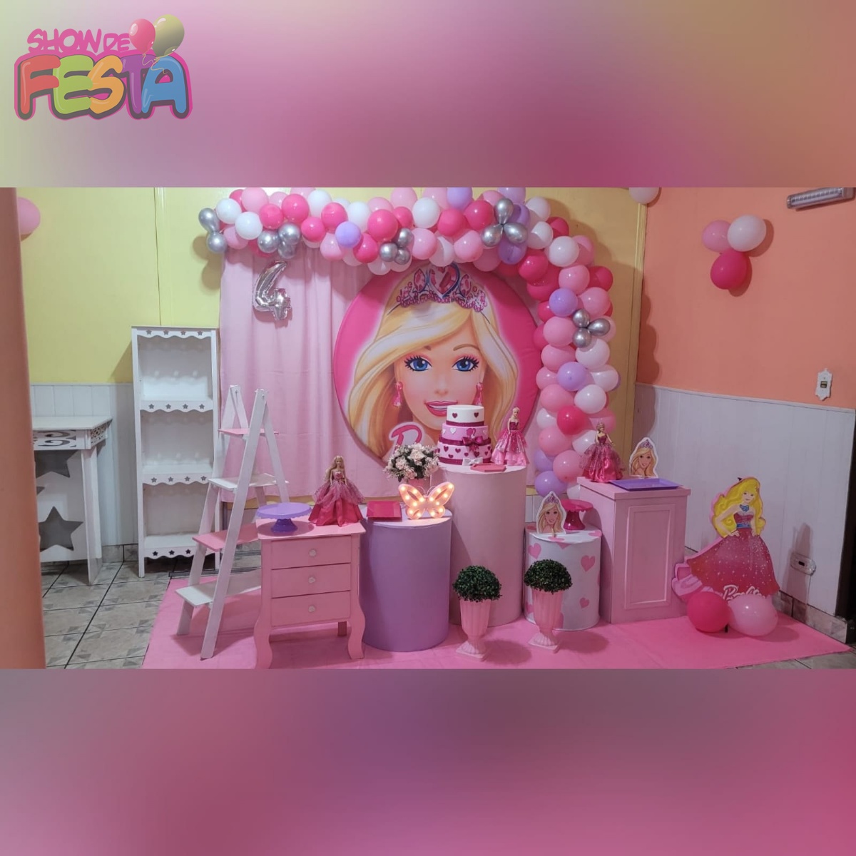 Decoração de Festa Barbie Locação